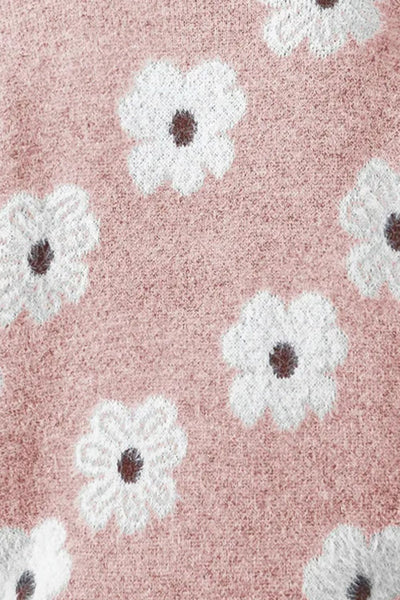 Margaret™| Pull Fleurs avec Design à Demi-Zip